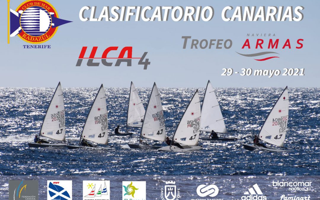 Este fin de semana Club de Mar Radazul celebrará el Clasificatorio Canarias ILCA4 – Trofeo Naviera Armas.