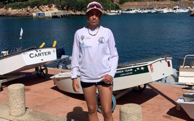 Lucía Barrientos acaba la Copa de España de Optimist compitiendo en el grupo Oro