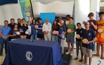 Laura Benítez, Izan Gómez y Alfonso Pérez, vencedores de la Regata Clasificatoria Regional para la Clase ICLA 4