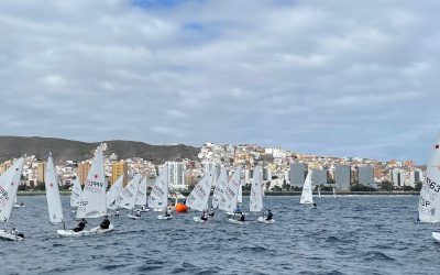 Adolfo Vérgez, cuarto en el Campeonato de Gran Canaria de ILCA 6