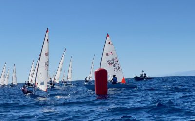 Lucía Barrientos, segunda Sub 16 Femenina en el Trofeo Naviera Armas-Regata Clasificatoria ILCA 4