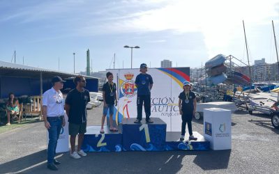 Doble podio en el Campeonato Insular de Gran Canaria de Optimist