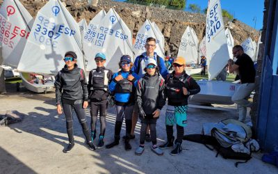 Alberto Medina, tercer Sub 11 en la Lanzarote Trophy Optimist