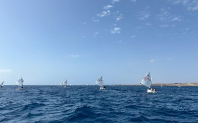 El Trofeo Asociación Canaria de Clubes Náuticos, próxima cita del equipo de Optimist de CM Radazul