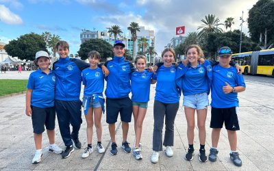 La flota de Optimist del Club de Mar Radazul completa el Campeonato de Gran Canaria