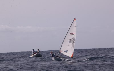 La flota de ILCA del Club de Mar Radazul, al Campeonato Insular de Gran Canaria