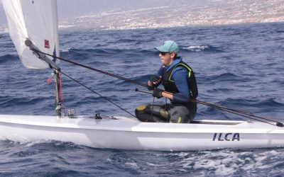 Gabriela Barreto, Ane Prados, Adolfo Vérguez e Izan Gómez, al Campeonato de Canarias de ILCA 6