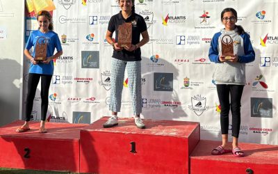 Dos podios en la Lanzarote Trophy Optimist para el Club de Mar Radazul