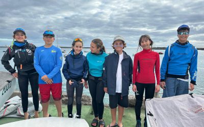 Buenas sensaciones para el equipo de Optimist del Club de Mar Radazul en el Trofeo César Manrique