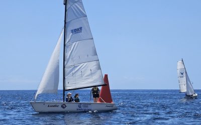 Gabriela Barreto, Julia Bazán y Martina de Souto, quintas en la Regata de la Mujer