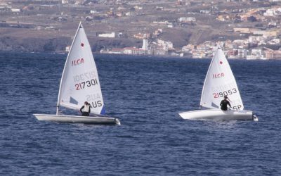 La flota de ILCA 6 del Club de Mar Radazul, al Trofeo Fin de Temporada