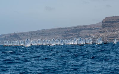 Notables resultados de los regatistas del Club de Mar Radazul en el Campeonato de Canarias de Optimist