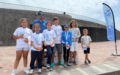 El Club de Mar Radazul debuta en la Copa Cabildo de Optimist C 2025 con dos podios