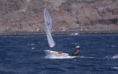 El grupo 1 de Optimist del Club de Mar Radazul se desplaza a Gran Canaria