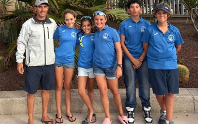 El grupo 1 de Optimist participa en el Trofeo Entrenadores y Marineros del RCNGC