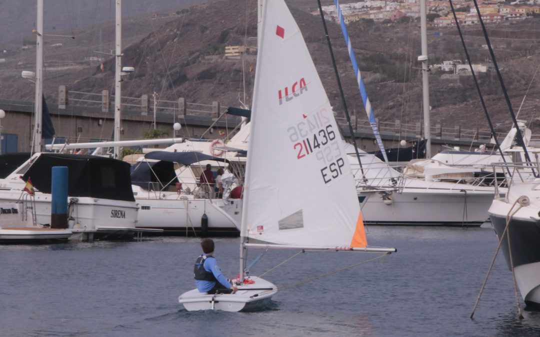 Pablo Sánchez, a la regata selectiva de ILCA 4 de Lanzarote