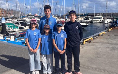 Mateo Cuesta, podio en la Copa Cabildo de Optimist C