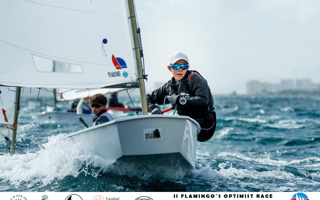 Olivia Bazán, segunda Sub 11 femenina en la II Flamingo’s Optimist Race
