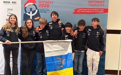 Julia Bazán forma parte de la selección canaria que acaba como tercera autonomía en el Campeonato de España de Optimist