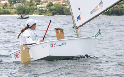 Julia Bazán concluye la Copa de España de Optimist