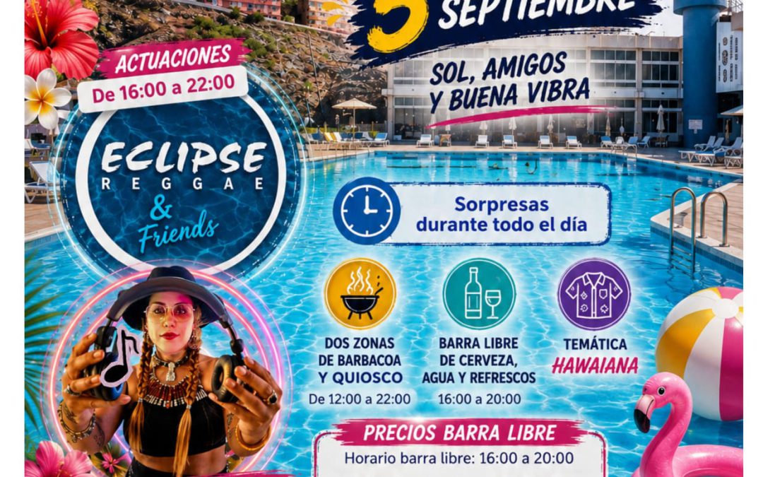 Pool party: reserva y pago